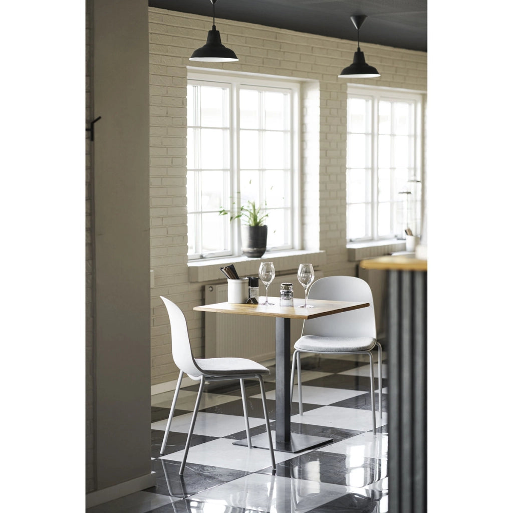 Set di 2 Sedie Madalena, Grigio, Plastica, 53x50x85 cm