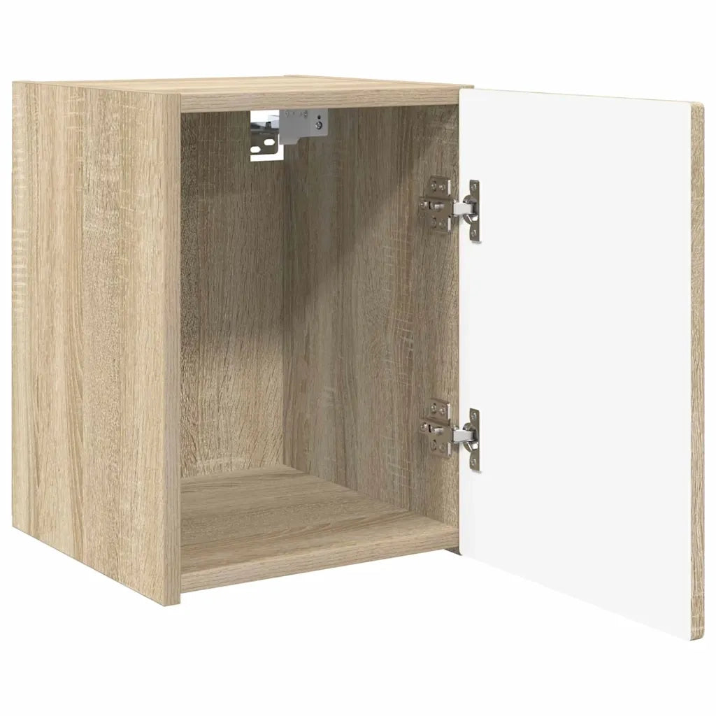 Mobile TV da parete 2 pz-Set di 2 Mobile TV a Muro-Credenza TV Sonoma 30 x 31 x 40 cm