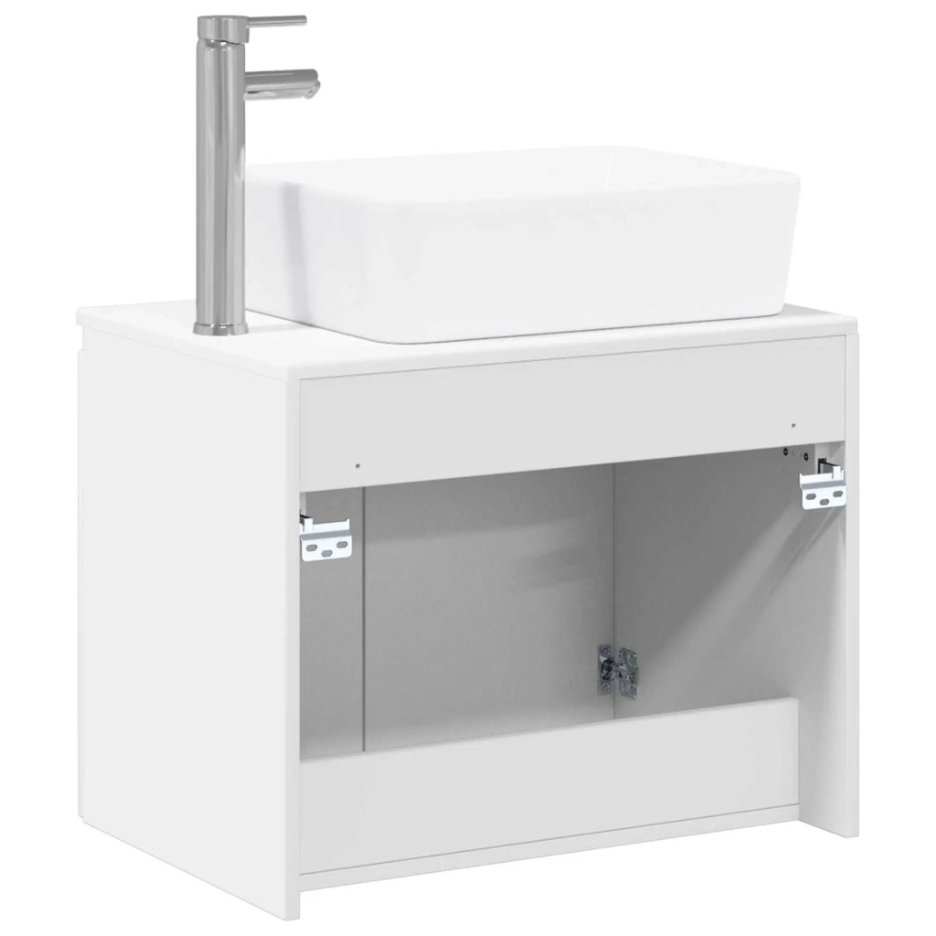 Set di mobili per il bagno Bianco Lucido Legno ingegnerizzato 3404334