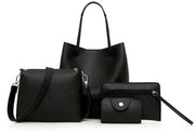 Set di Borse a Mano per Donna - 4 Pezzi - in Pelle Sintetica - Elegante e Funzionale - Ideale per l'Uso Giornaliero