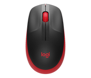 ORIGINAL Logitech Accessori per computer nero / Rosso 910-005908 M190 - Maus RF, 1000 dpi, 1x AA, 66.1 x 115.4 x 40.3 mm, 89.9 g