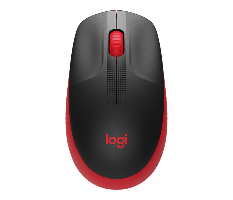 ORIGINAL Logitech Accessori per computer nero / Rosso 910-005908 M190 - Maus RF, 1000 dpi, 1x AA, 66.1 x 115.4 x 40.3 mm, 89.9 g
