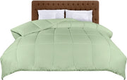 Letto Estivo Leggero - Colore Salice Verde - Pieno di Poliestere - Ideale per Adulti - 220x...