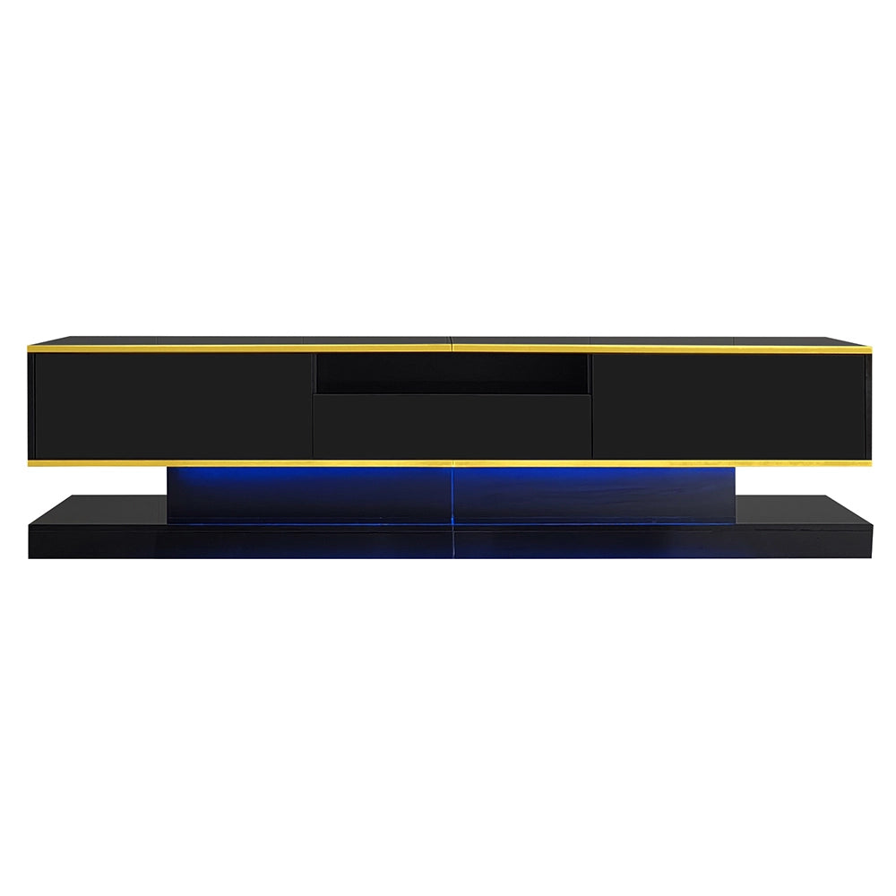 Mobile TV LED colori - Xylo - 180x38x45cm finitura lucida