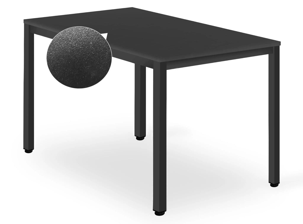 Tavolo Valora ROVA in metallo nero stile moderno per sala da pranzo