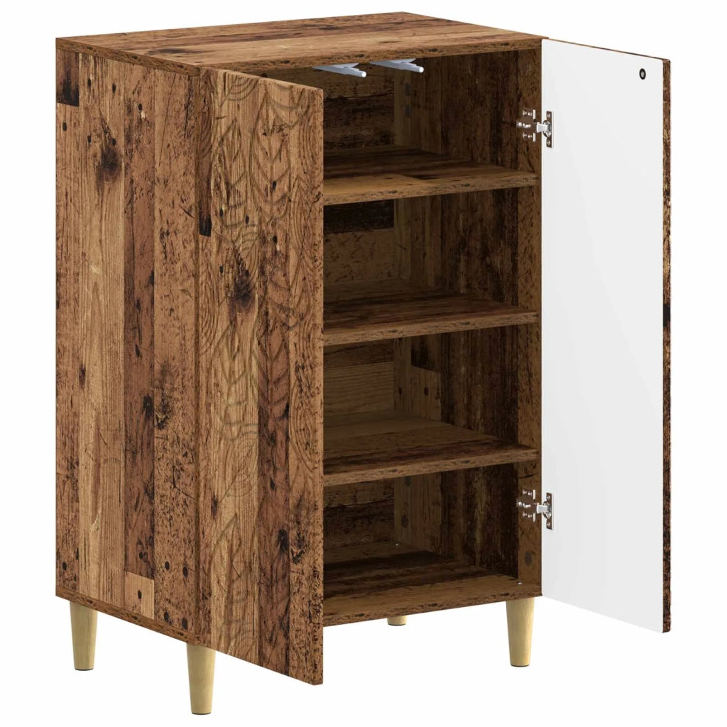 Mobile per scarpe DELFT 59,5 x 39,5 x 90 cm Legno antico 897093