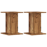 Supporti per piante | Sostegno per piante 2 pz Legno Vecchio 30x30x40 cm Truciolato