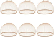 Accessori capelli in nylon - 6 pezzi - Capocapelli in nylon - Flessibile e elastico - Beige - Accessori capelli - Respirante - Capo di capelli
