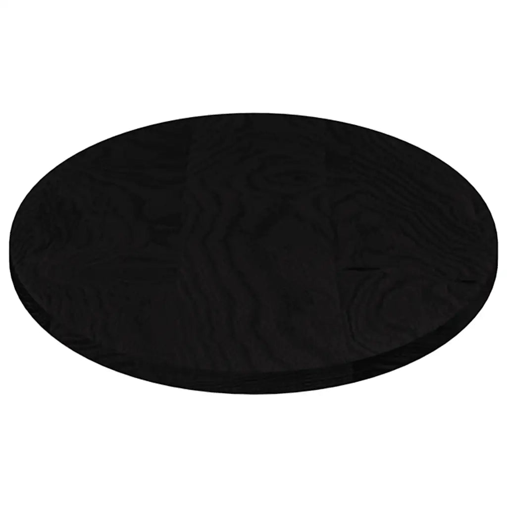 Piano Tavolo Marrone Scuro 100x50x2 cm in Rovere Massello Ovale 4009054