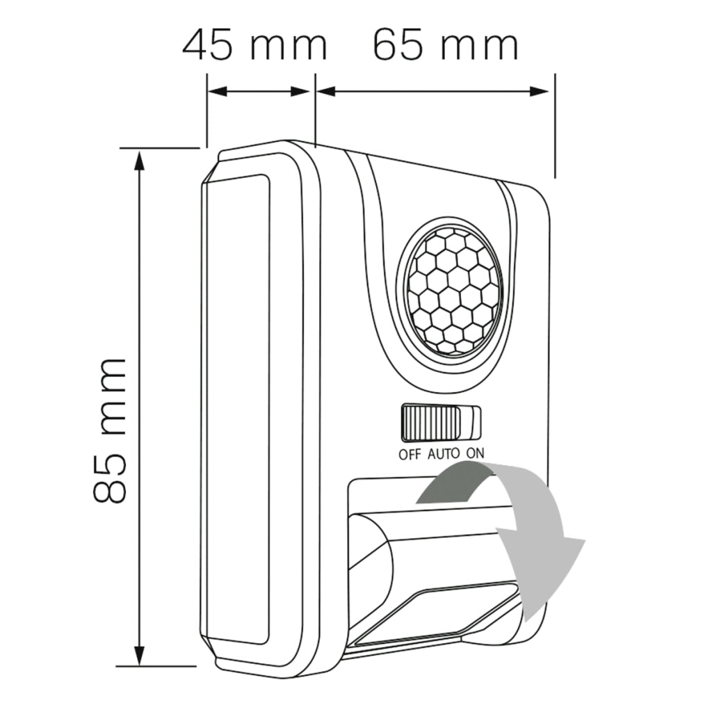 Lampada LED sottopensile con sensore, a batterie Polux
