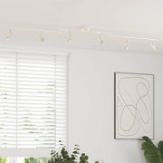 Faretto da soffitto Nichel 176,5 x 9,5 x 14 cm Acciaio 4108211