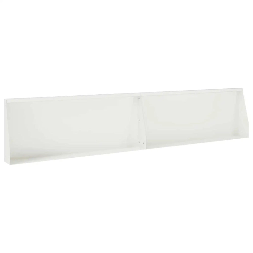 Muro di contenimento 8 pz 300 x 100 x 30 cm Acciaio Bianco 3449241