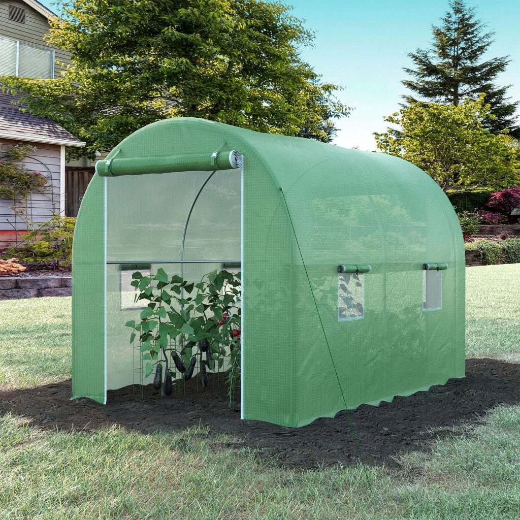 Serra da Giardino Tunnel 6 m2 ¨C Zephmum ¨C Verde 3x2x2.1 m