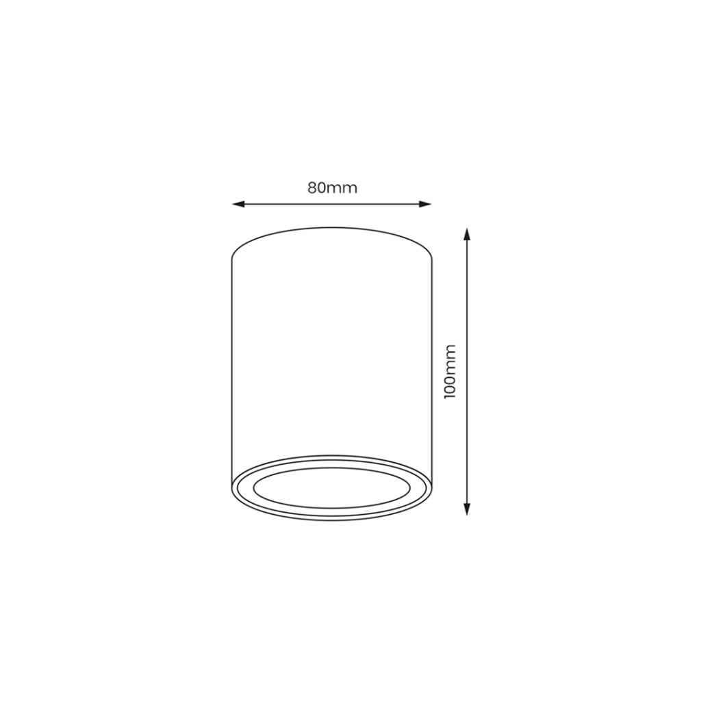 Plafoniera BIMA Milagro nera 1 luce GU10 40W ML7011