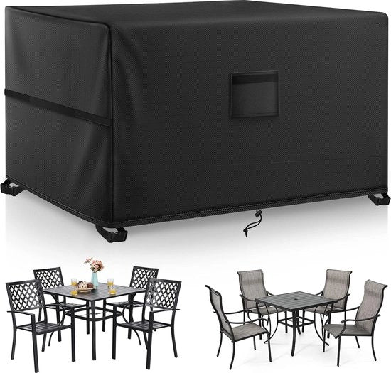 Coperture per mobili da giardino, 150 x 90 x 75 cm, impermeabili, tessuto 420D Oxford, copertura per mobili di rattan, resistenti al vento, protezione UV
