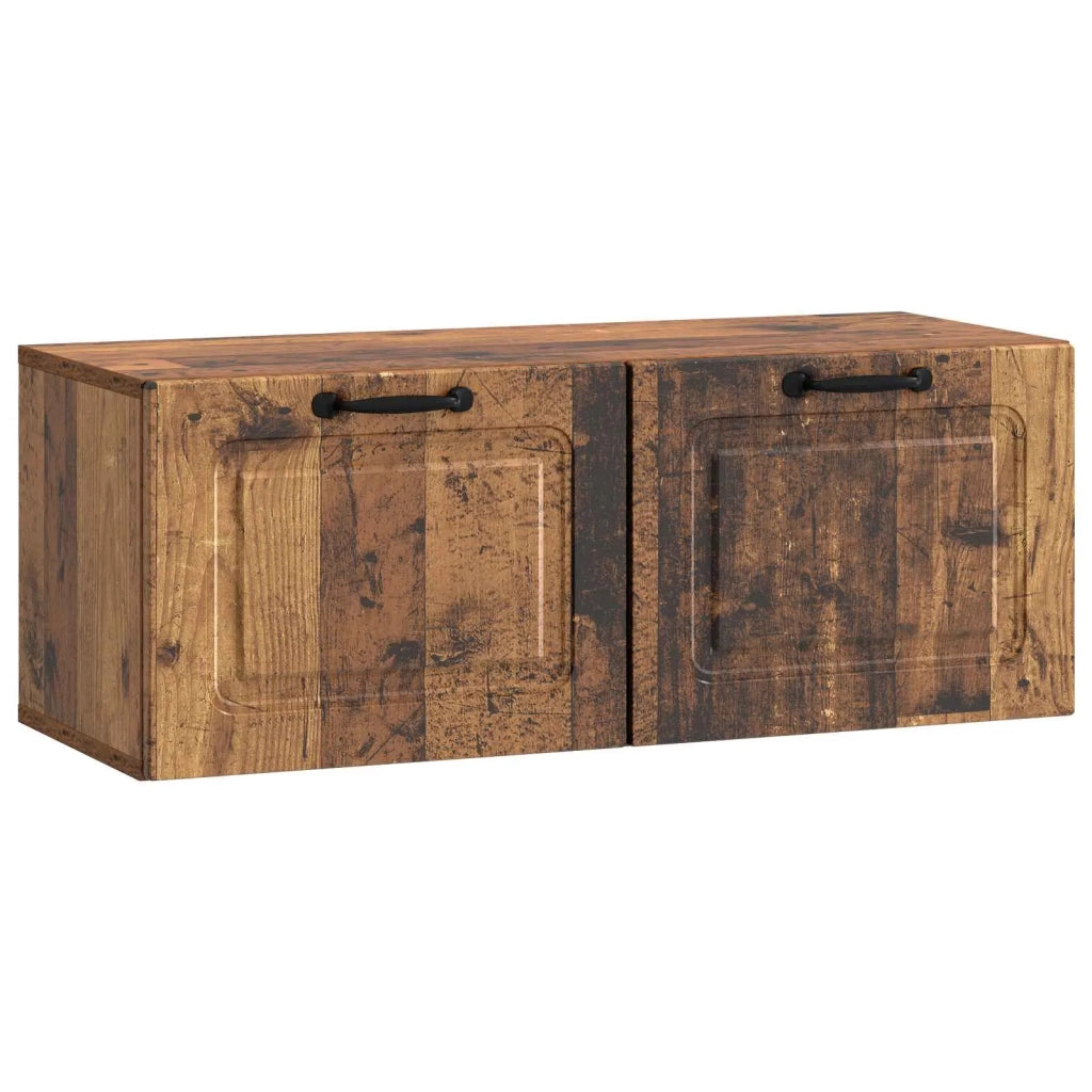Mobile Porta TV da Muro Legno antico 78,5 x 31 x 30 cm 899403