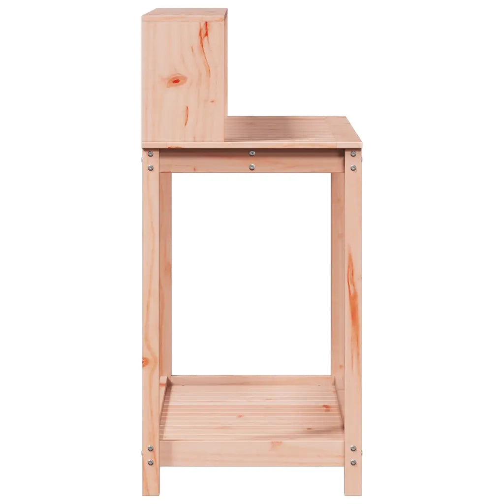 Tavolo Invaso con Ripiani 108x50x109,5cm Legno Massello Douglas CFW9247259