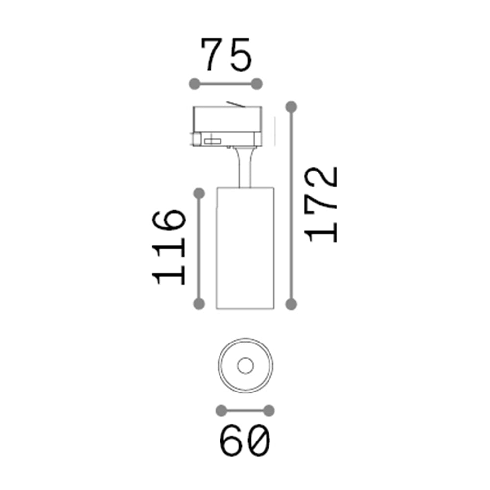 Proiettore Fox On-Off Alluminio-Materie Plastiche Nero Led 15W 3000K Cri90