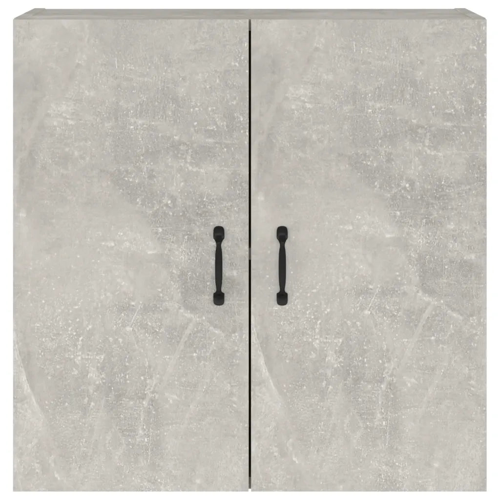 Armadietto a Muro | Mobile a Parete Grigio Cemento 60x31x60 cm Legno Multistrato