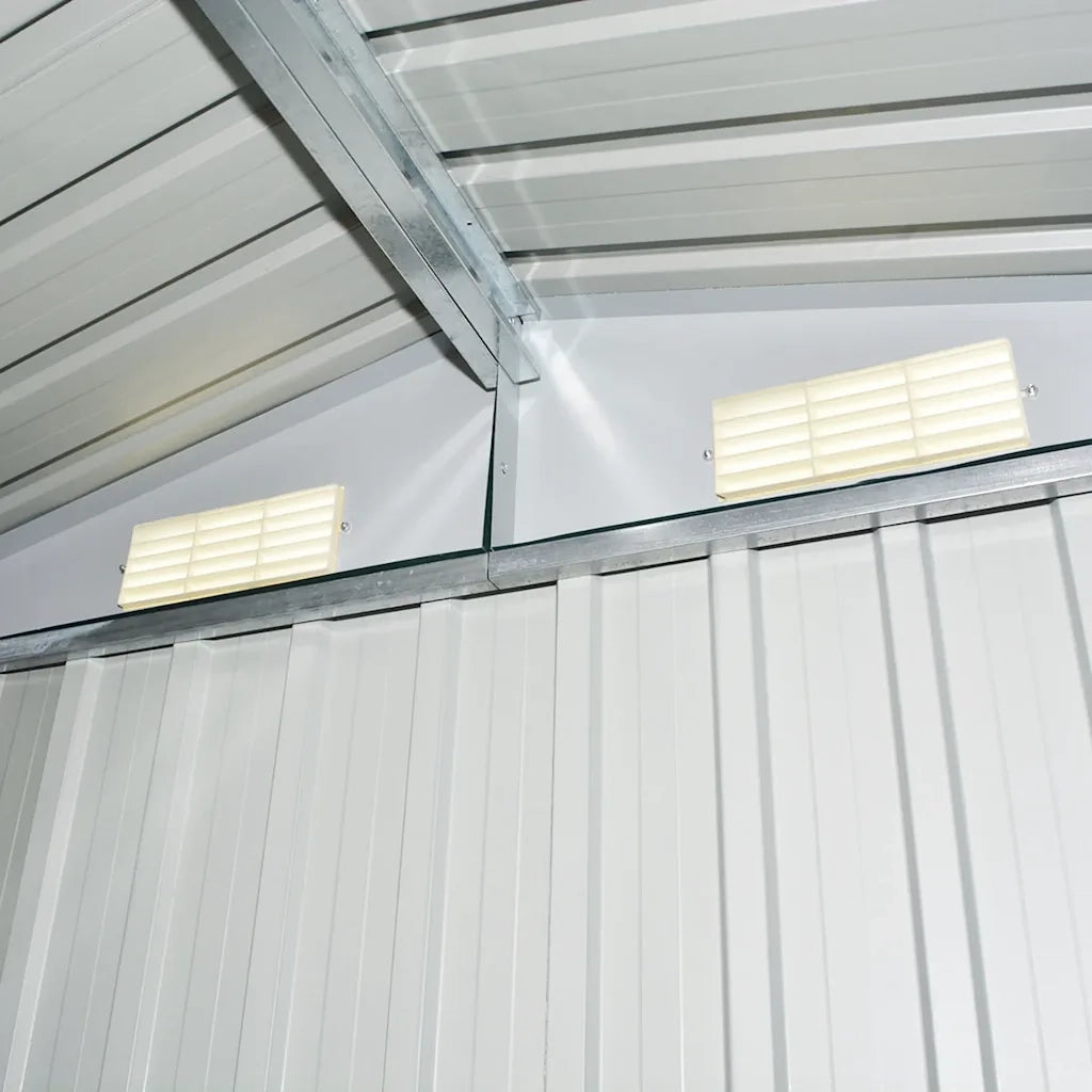 Capanno per Attrezzi in Metallo Verde 204x132x186 cm CFW5069173
