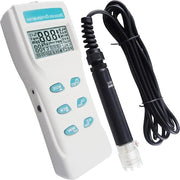 Dispositivo di misura della qualità dell'acqua con grande schermo LCD, rilevamento dell'ossigeno dissolto, funzione di memoria e funzione ATC.