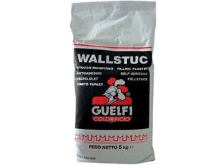 STUCCO IN POLVERE WALLSTUC PER INTERNI- - Kg.1 bianco - 24 pezzi GUELFI