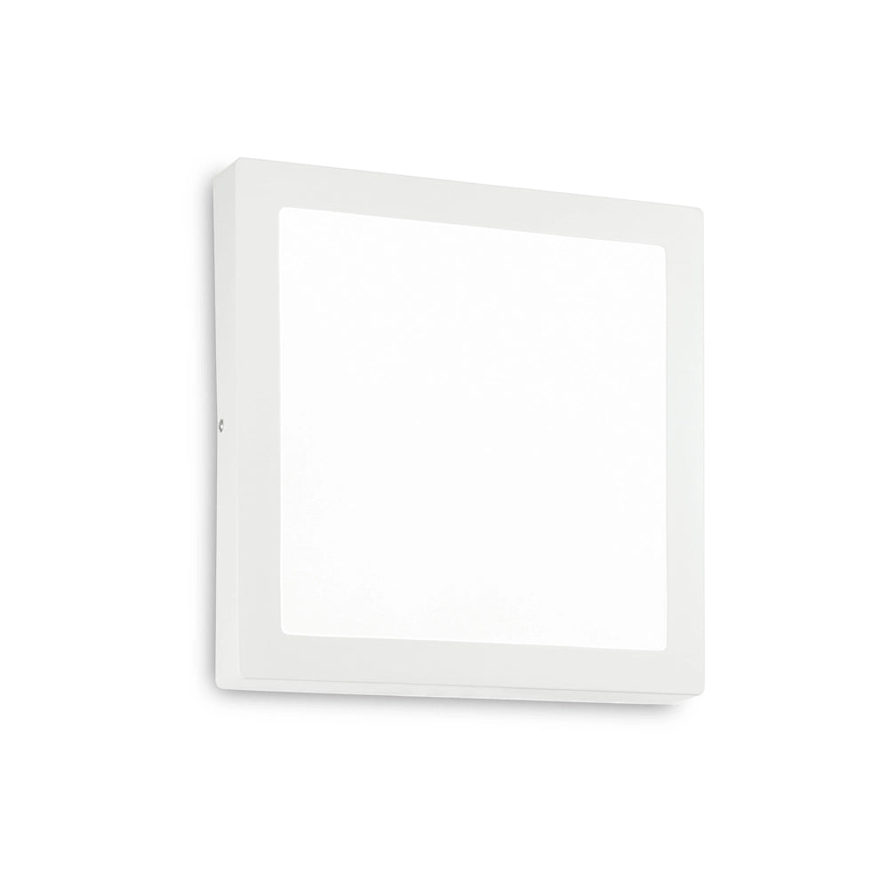 Applique Moderna Square Universal Alluminio-Plastiche Bianco Led 25W 3000K D30
