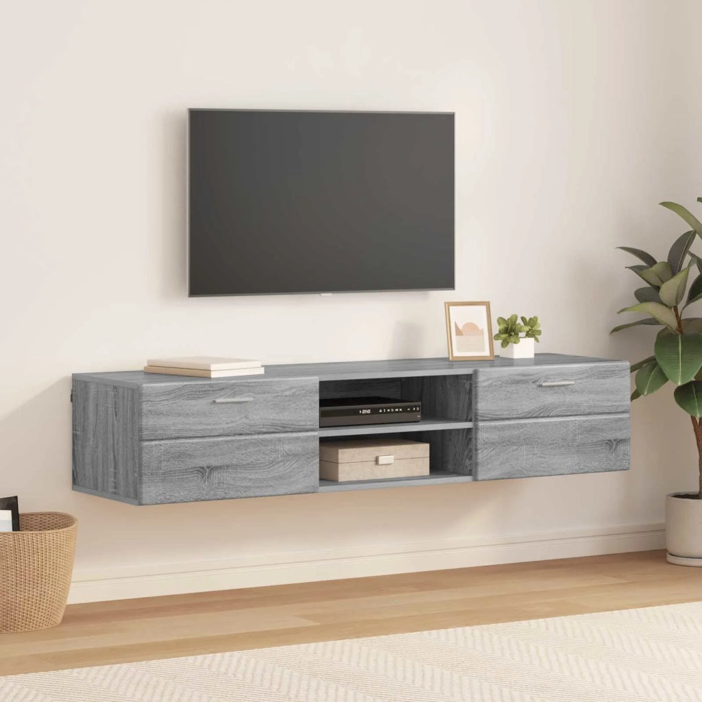 Armadio in Legno con cassetto Grigio Sonoma 150 x 39 x 30 cm CFW3859726
