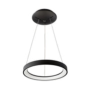 MEROPE 400 lampadario pendente LED 30W CCT dimmerabile lampada sospensione circolare 38m luce cucina tavolo bar ristorante 230V NERO