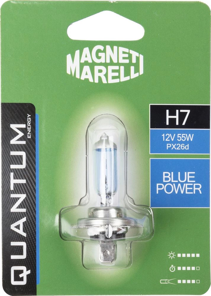Magneti Marelli H7 lampadina singola auto blue power 12V 55W attacco PX26d