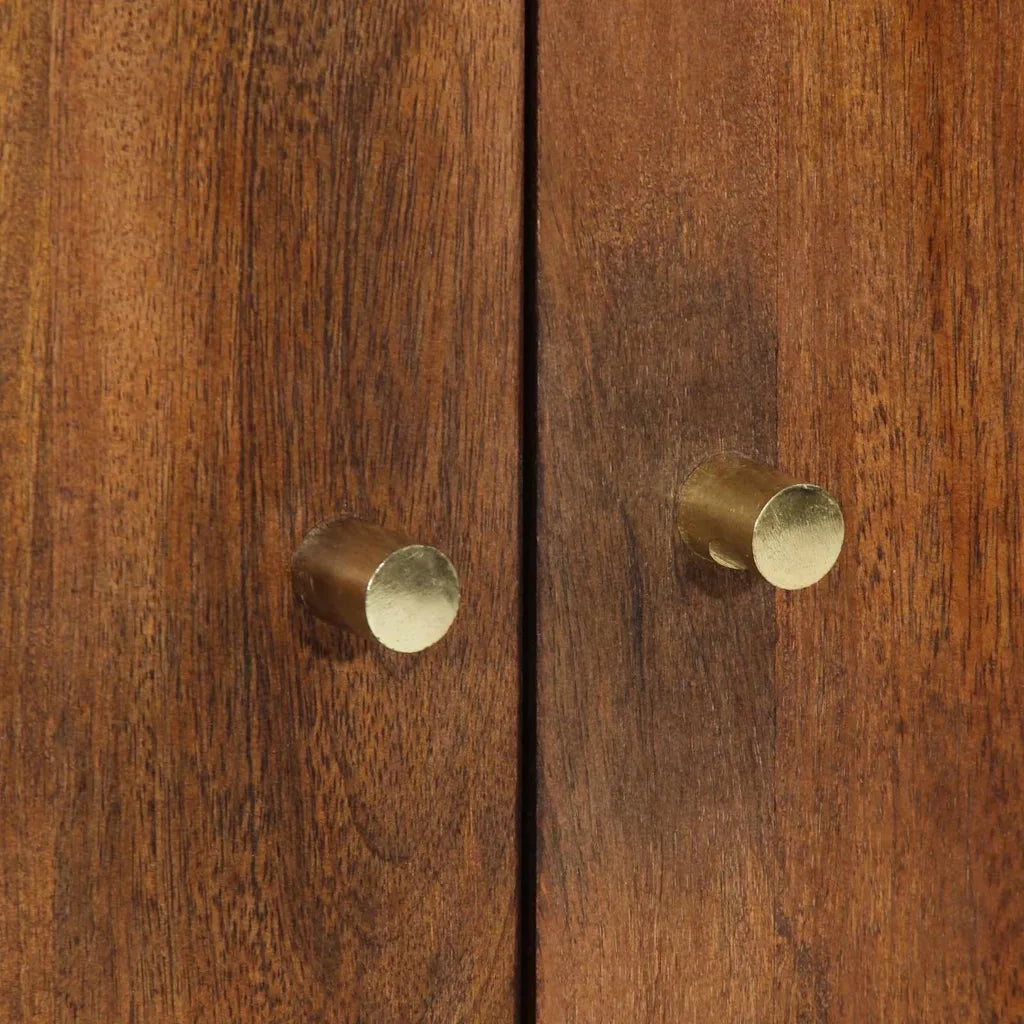 Credenza-Buffet-Armadio da cucina Marrone 60 x 33 x 100 cm Legno di mango massello