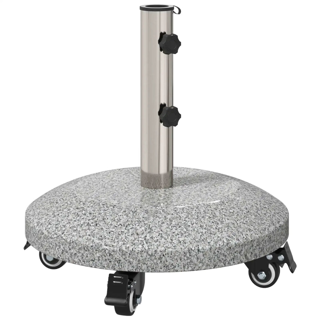 Base per Ombrello in Granito con Ruote per Pali da 4-5 cm 42034379