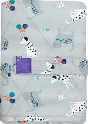 Verschonmatto Opvolgibile con Tema Animale - Impermeabile e Sovraccosto - Verschonmatto per Bambini per Viaggio - Sacchetto con Tasche di Ripostiglio - Design Jungle