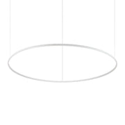Sospensione Moderna Oracle Alluminio-Plastiche Bianco Led 89W 3000K D150Cm