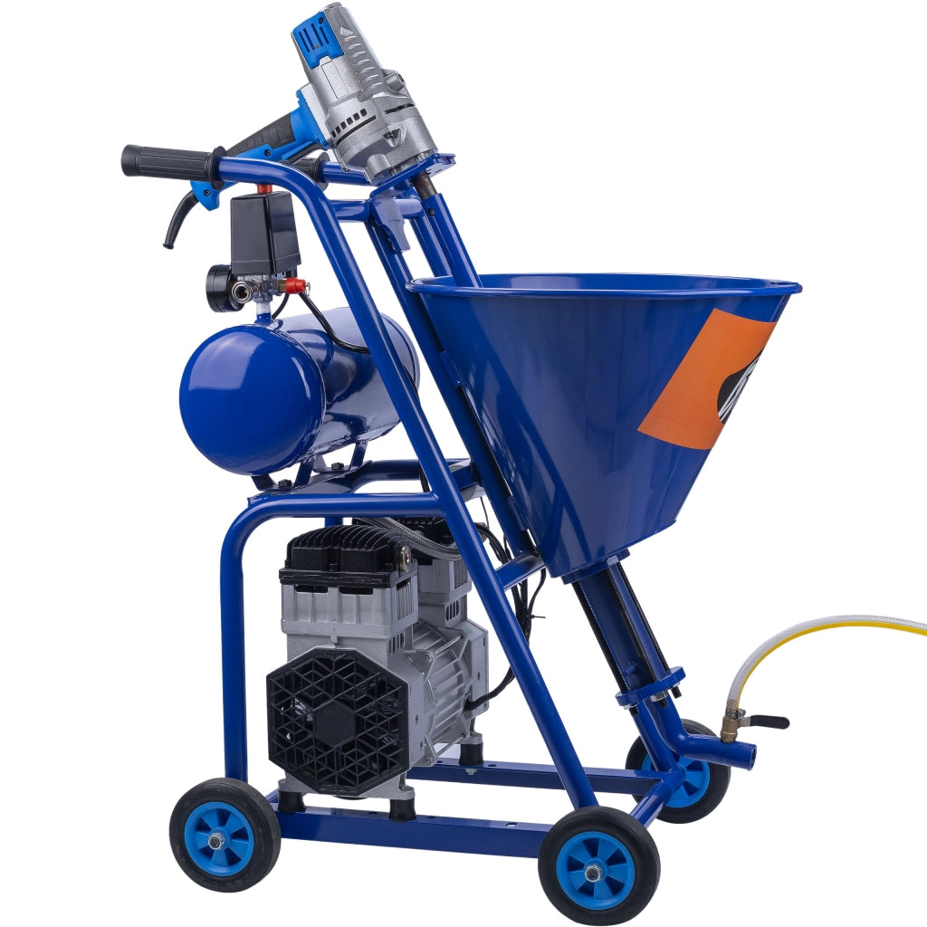Agitatore per Intonaco Rosfix Blue Dragon BD41 – 4100W, 15L/Min, 20MPA | Serbatoio 25L, Compressore Integrato