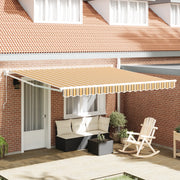 Tenda Retrattile Manuale Rigata Multicolore 400x300 cm