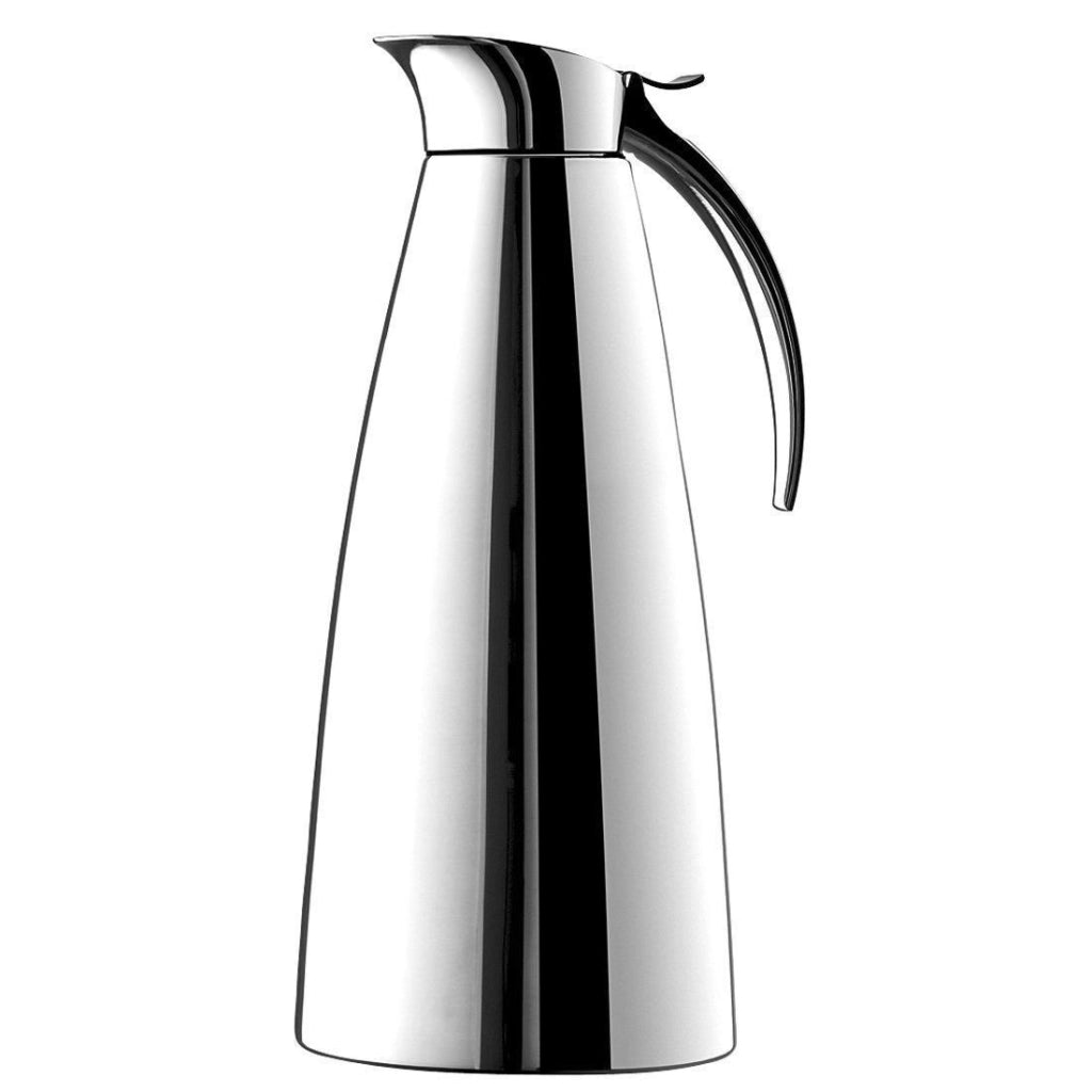 EMSA 502664 Eleganza Thermos e Recipiente Isotermico 1,3 L Acciaio Inox con Doppia Parete Sottovuoto Mantenimento Caldo 12 h Freddo 24 h Lavabile in Lavastoviglie colore Acciaio inox