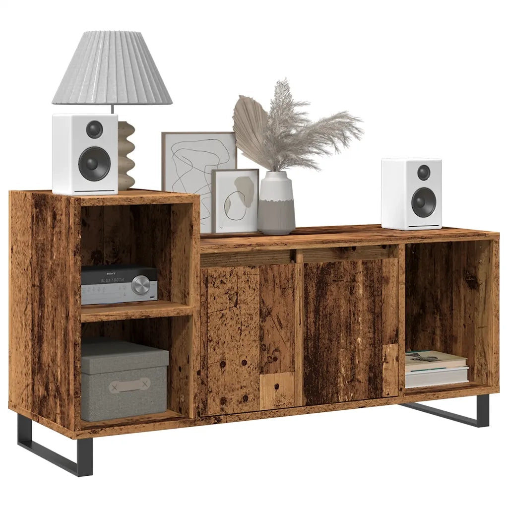 Mobile TV | Armadietto TV | Mobile Porta TV Legno Antico 100x35x55 cm in Legno Multistrato