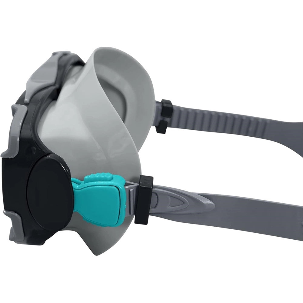 Trade Shop - Set Da Snorkeling Maschera Con Boccaglio Per Adulti Ragazzi Dominator 14+ Anni 24029 -