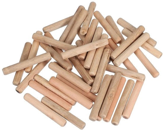 Dowel in Legno 12 mm x 80 mm - Punti in Legno per Falegnameria, Bricolage e Progetti Creativi, Legno Duro, N° 60
