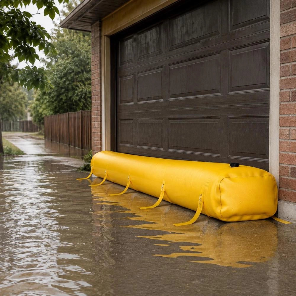 Flood Barrier/hydrobarrier 732 Cm Length X 30 Cm Height For Water Diversion