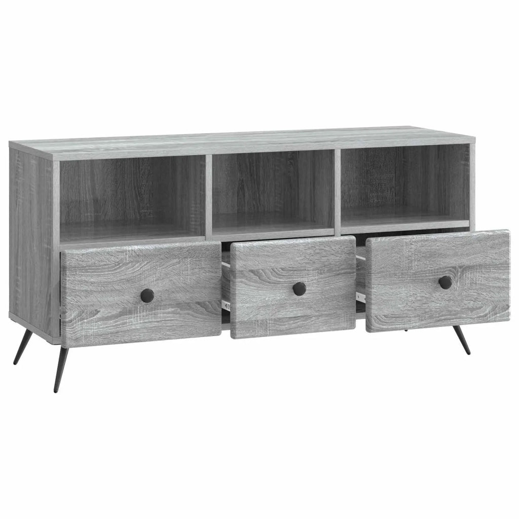 Mobile TV Grigio Sonoma 102 x 34,5 x 50 cm Legno ingegnerizzato