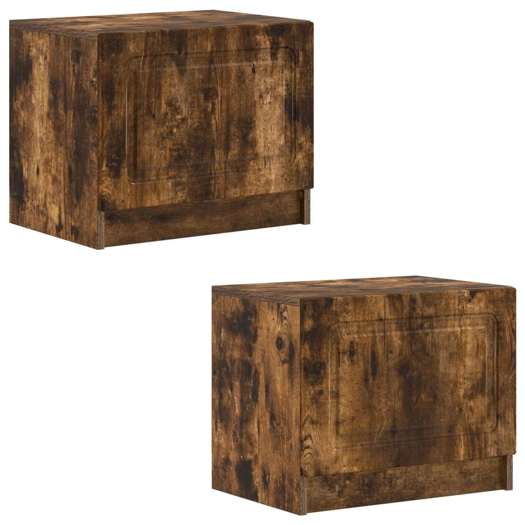 Mobile TV Rovere Fumo Legno ingegnerizzato 897780
