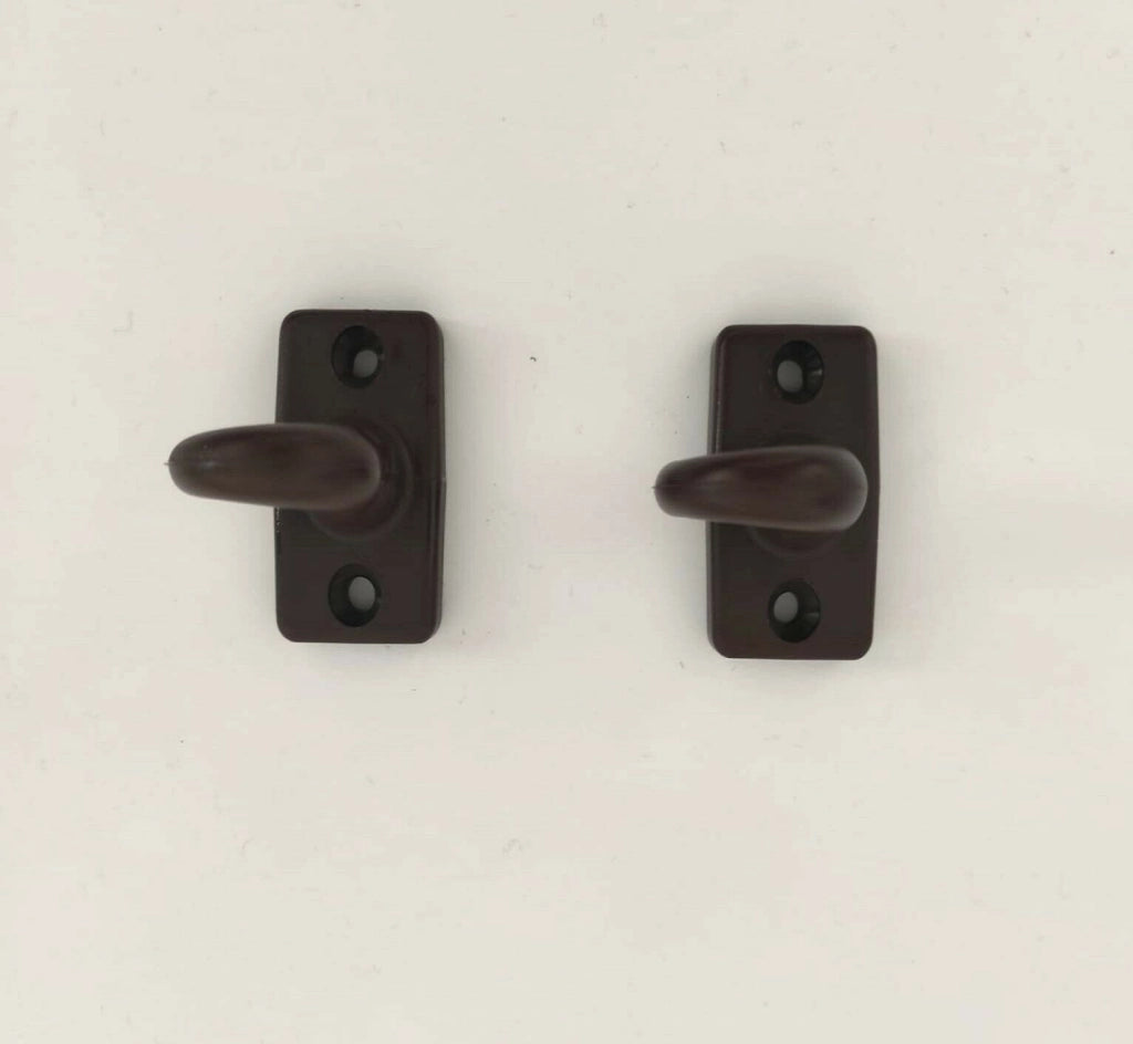 Braccetti per Tende da Sole in Alluminio 50 cm Coppia Kit con Ganci Vari Colori