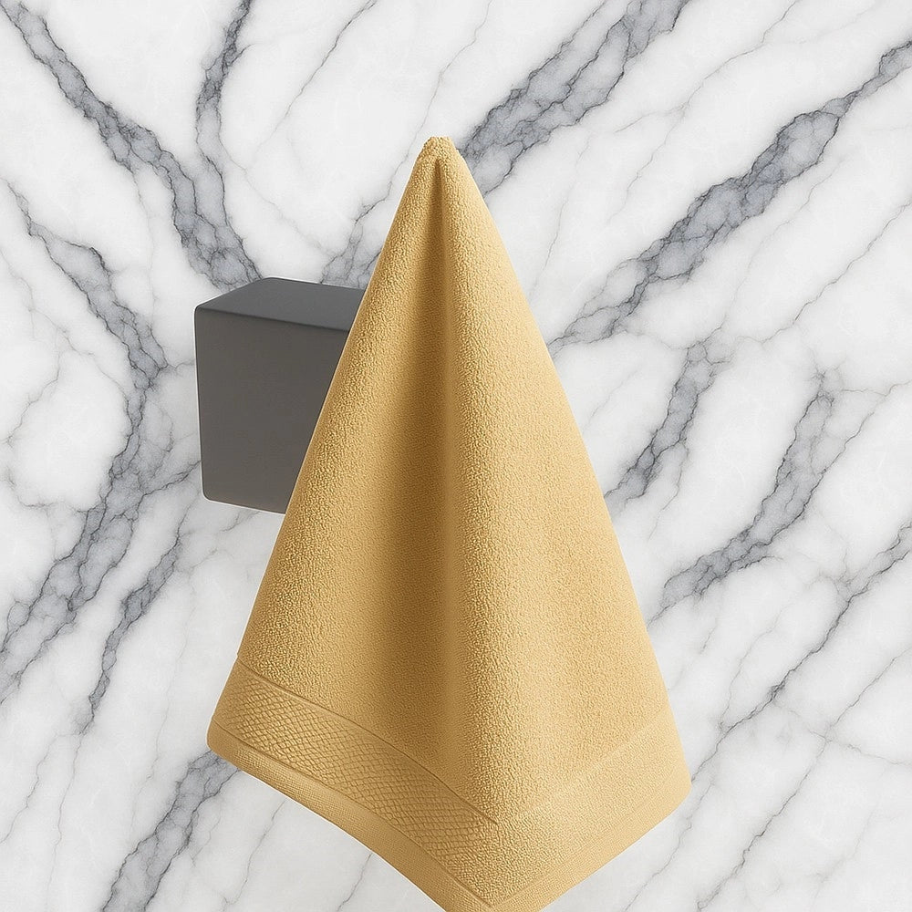 Trade Shop - Appendino Gancio Per Accappatoio Asciugamano Stilizzato Acciaio Grigio Fumè Bagno 87936 -