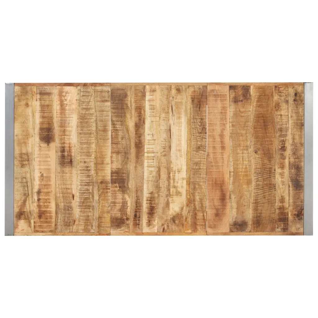 Tavolo da Pranzo 160x80x75 cm in Legno Massello di Mango