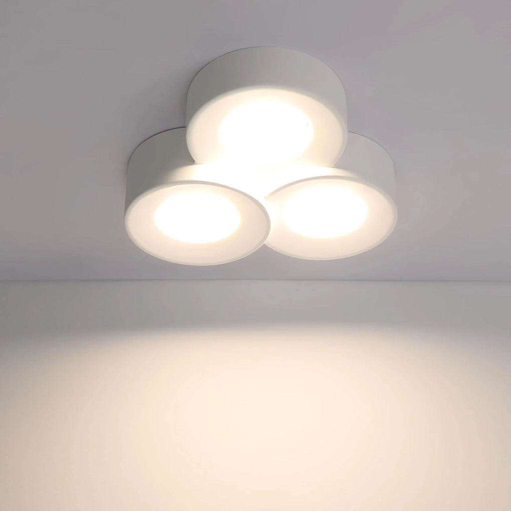 ZMH Lampada da soffitto faretto moderno GU10 bianco per cucina soggiorno