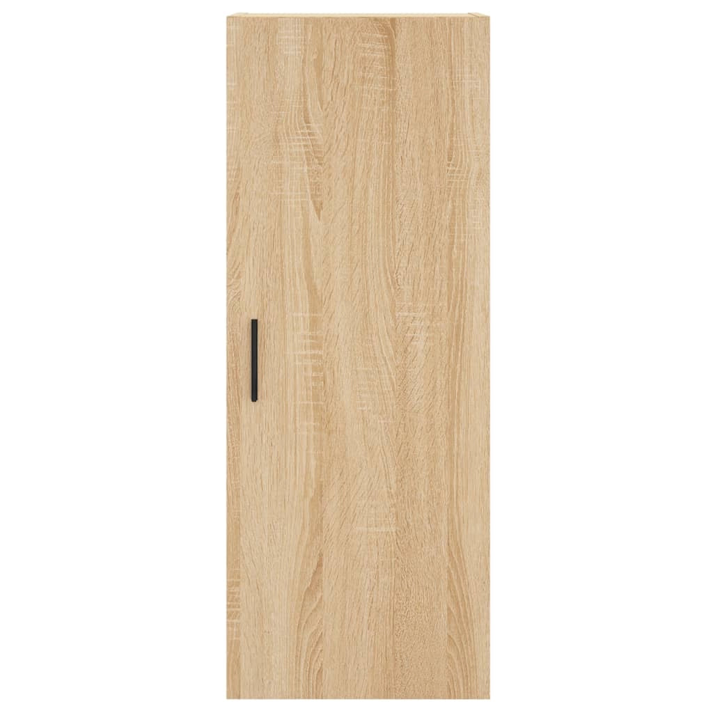 Buffet credenza cassettiera armadio mobile contenitore organizer cucina soggiorno salotto rovere Sonoma alto 34,5 x 34 x 180 cm legno ingegnerizzato marrone 02_0034011