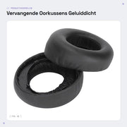 Sostituenti Orecchini - Geluiddicht - Comfortevoli - Alta Elasticità - Pezzi di Riparazione - Adatti per Cuffie 3D - Nero