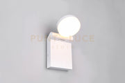 ADOUR APPLIQUE DA ESTERNO LED 7,5W  750lm, 2300+3000+4000K ORIENTABILE BIANCA CON REGOLAZIONE TEMPERATURA DI COLORE DEL LED IP44 H.19CM